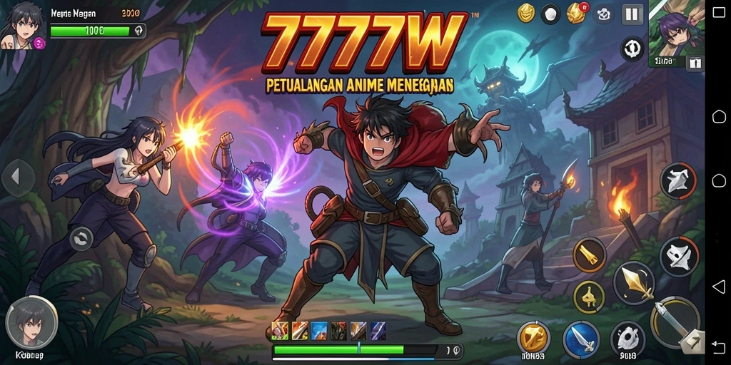 Tampilan gameplay 7777W yang memukau dan penuh aksi.