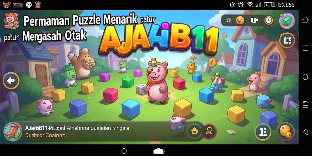 Screenshot AJAIB11 menampilkan gameplay Puzzle yang mengasyikkan.