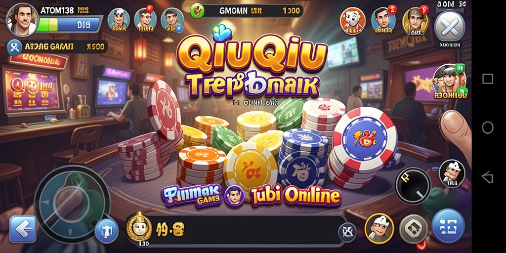 Screenshot gameplay QiuQiu yang menampilkan aksi mendebarkan.