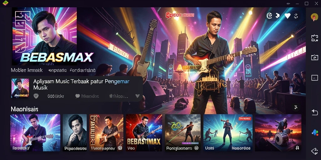 Tampilan gameplay interaktif yang mengasyikkan dalam BEBASMAX.