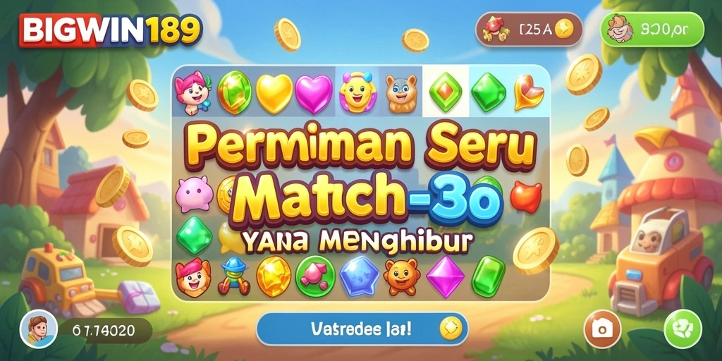 Tampilan menarik dari gameplay BIGWIN189 dengan elemen warna-warni.