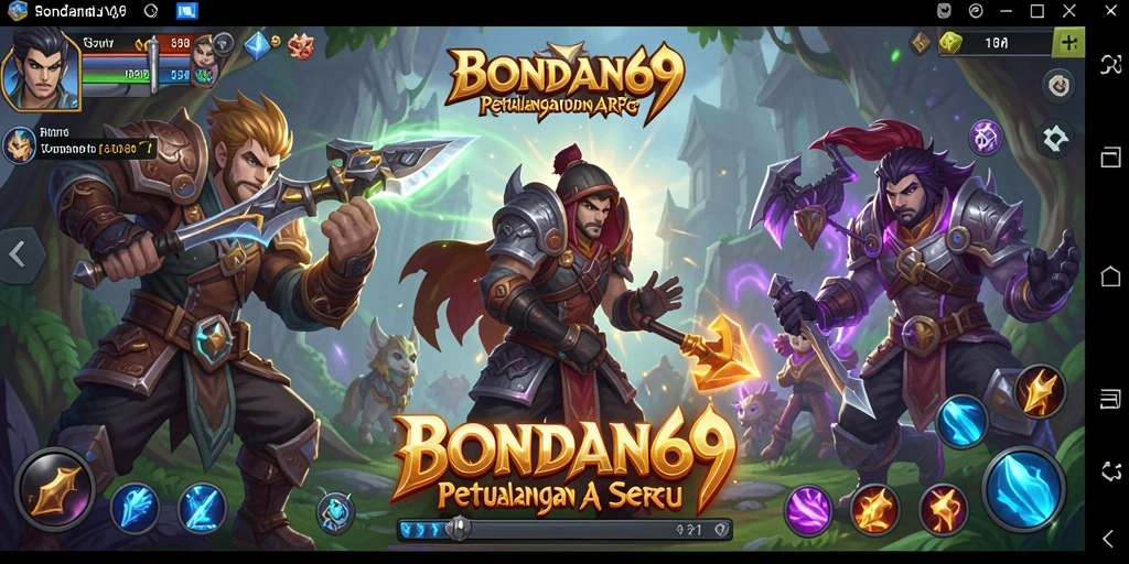 Tangkapan layar menampilkan aksi pertarungan mendebarkan di BONDAN69.