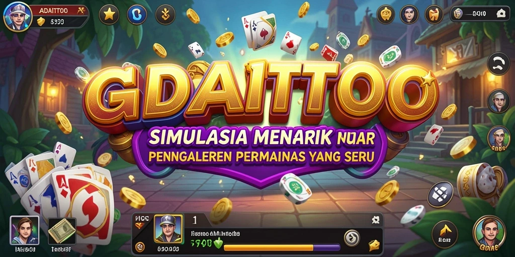 Tampilan gameplay menarik dari GADAITOTO yang menampilkan interaksi karakter.