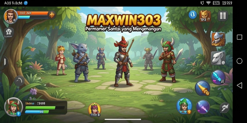Screenshot gameplay MAXWIN303 yang menunjukkan keseruan permainan.