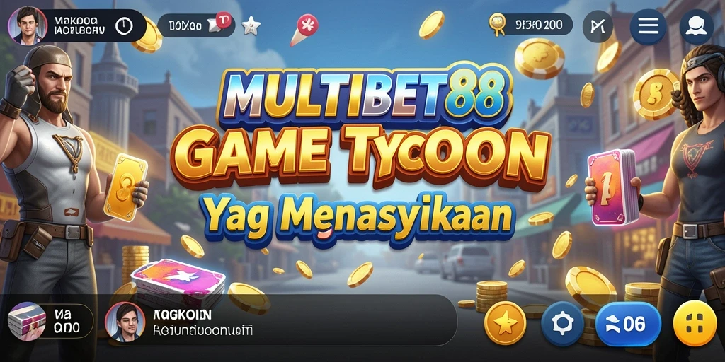 Tangkapan layar gameplay MULTIBET88 yang menampilkan manajemen bisnis Tycoon.