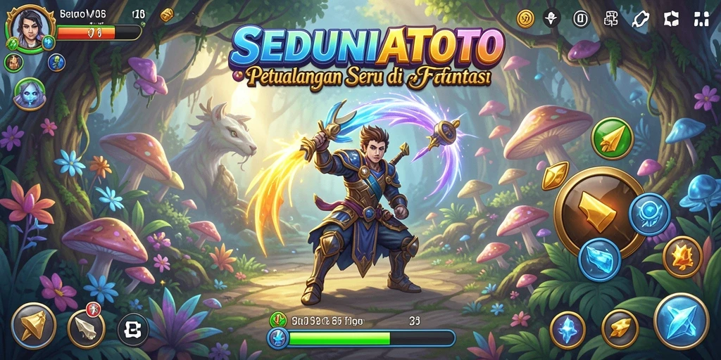 Screenshot gameplay SEDUNIATOTO yang menampilkan aksi seru dalam petualangan.