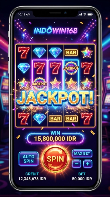 Tampilan antarmuka indowin168 yang intuitif dan mudah digunakan.